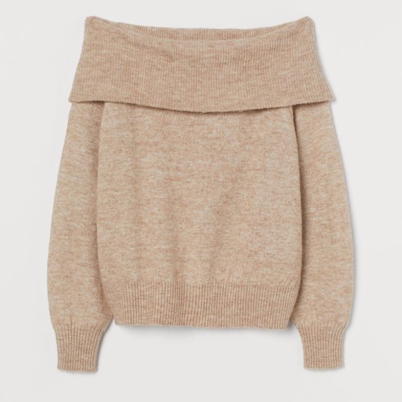 H&M Off-the-shoulder Sweater - Picture 1 of 4